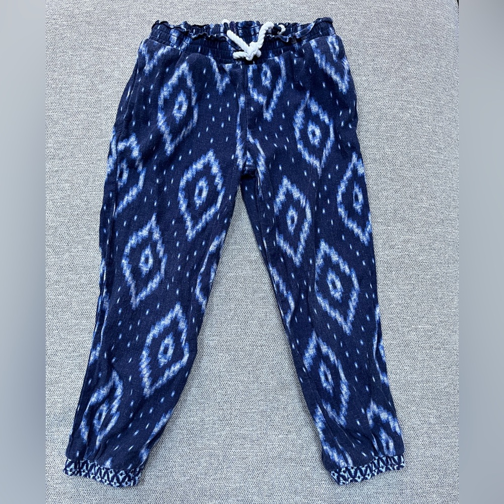 Girls Carter Ikat boho pants size 5T
